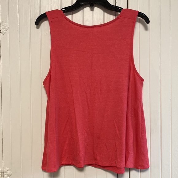 GAP V-Neck Slub Tank Blouse - Medium - Picture 3 of 4